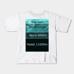 Layers of the Sea Kids T-Shirt